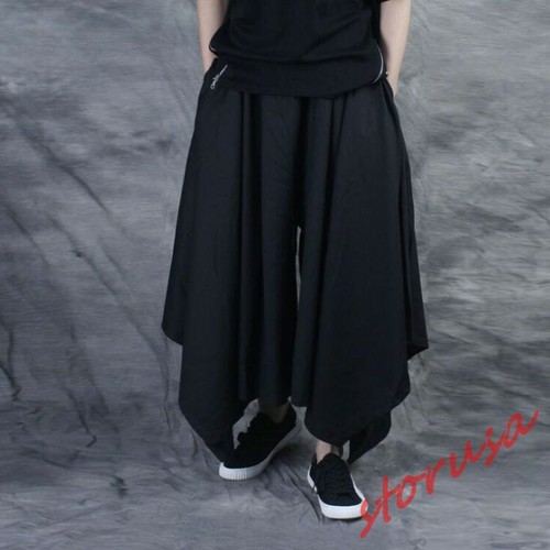 wide leg skirt pants